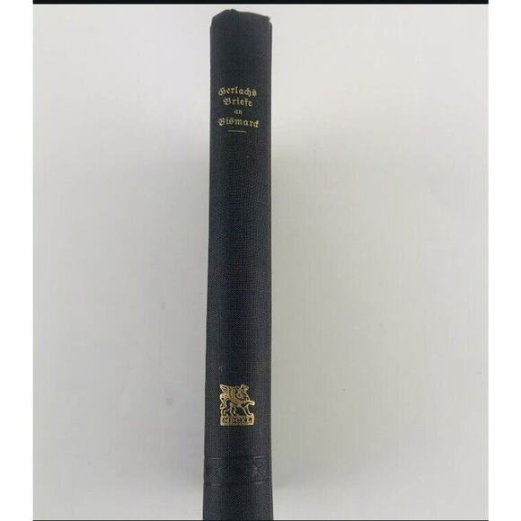 Gerlachs Letters to Bismard 1912 Vintage German Book w/ Newspaper World History - Picture 4 of 12